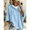 Brooklyn | Elegant Hooded Button Sweater - Picela