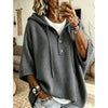 Brooklyn | Elegant Hooded Button Sweater - Picela