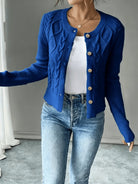 Jessica | Elegant Cable-Knit Button Cardigan