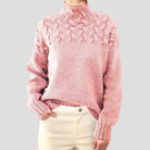 Christina | Cozy Cable-Knit Turtleneck Sweater - Picela