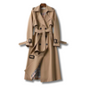 Christina | Elegant Belted Trench Coat - Picela