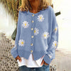 Christina | Vintage Daisy Knit Cardigan - Picela