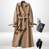 Christine | Elegant Belted Trench Coat - Picela