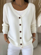 Christine | Elegant Button-Front Knit Cardigan - Picela