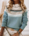 Christine | Elegant Isle Knit Sweater - Picela