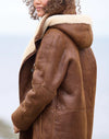 Danielle | Cozy Shearling Hooded Coat - Picela