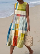 Danielle | Effortless Cotton Midi Dress - Picela