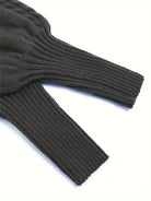 Danielle | Elegant Cable-Knit Mock-Neck Sweater - Picela