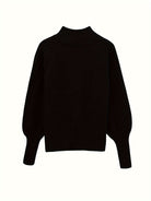 Danielle | Elegant Cable-Knit Mock Sweater - Picela