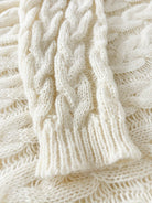Danielle | Elegant Cable-Knit V-Neck Sweater - Picela