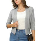 Danielle | Elegant Cropped Open-Front Cardigan - Picela
