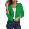 Danielle | Elegant Cropped Open-Front Cardigan - Picela