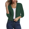 Danielle | Elegant Cropped Open-Front Cardigan - Picela