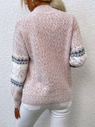 Danielle | Stylish Fair Isle Sweater - Picela