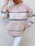 Danielle | Stylish Fair Isle Sweater - Picela