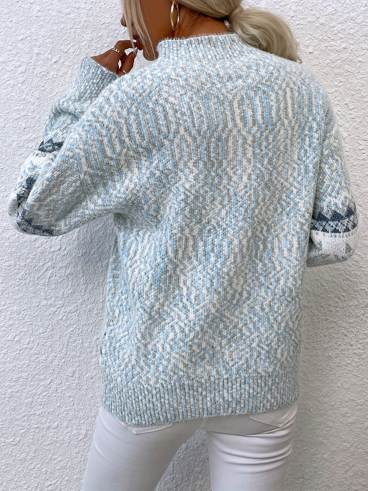 Danielle | Stylish Fair Isle Sweater - Picela