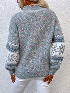 Danielle | Stylish Fair Isle Sweater - Picela