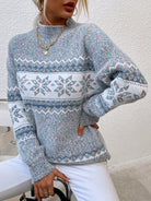 Danielle | Stylish Fair Isle Sweater - Picela