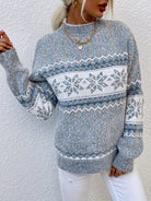 Danielle | Stylish Fair Isle Sweater - Picela