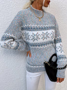 Danielle | Stylish Fair Isle Sweater - Picela