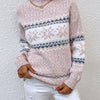 Danielle | Stylish Fair Isle Sweater - Picela