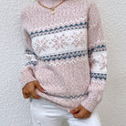 Danielle | Stylish Fair Isle Sweater - Picela