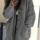 Megan | Elegant Ribbed Oversized Cardigan