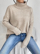 Elizabeth | Cozy Turtleneck Oversized Sweater - Picela