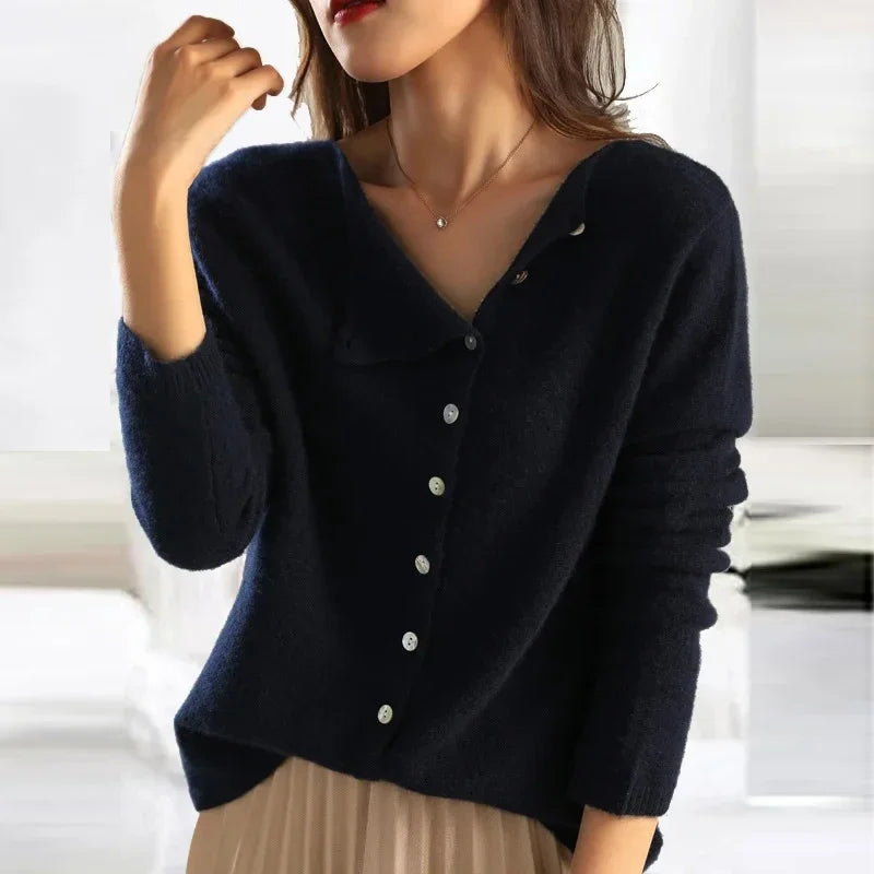 Elizabeth | Elegant Button-Down Cardigan - Picela