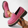 Emily | Classic Suede Penny Flats - Picela