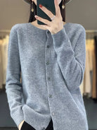 Emily | Elegant Button-Front Knit Cardigan - Picela