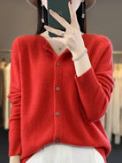 Emily | Elegant Button-Front Knit Cardigan - Picela