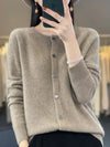 Emily | Elegant Button-Front Knit Cardigan - Picela