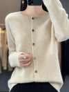 Emily | Elegant Button-Front Knit Cardigan - Picela