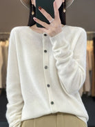 Emily | Elegant Button-Front Knit Cardigan - Picela