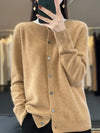 Emily | Elegant Button-Front Knit Cardigan - Picela