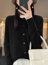 Emily | Elegant Button-Front Knit Cardigan - Picela