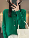 Emily | Elegant Button-Front Knit Cardigan - Picela