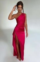 Emily | Elegant Satin One-Shoulder Dress - Picela