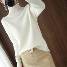 Emily | Elegant Turtleneck Knit Sweater - Picela