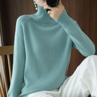 Emily | Elegant Turtleneck Knit Sweater - Picela