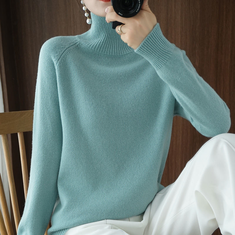 Emily | Elegant Turtleneck Knit Sweater - Picela