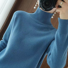 Emily | Elegant Turtleneck Knit Sweater - Picela