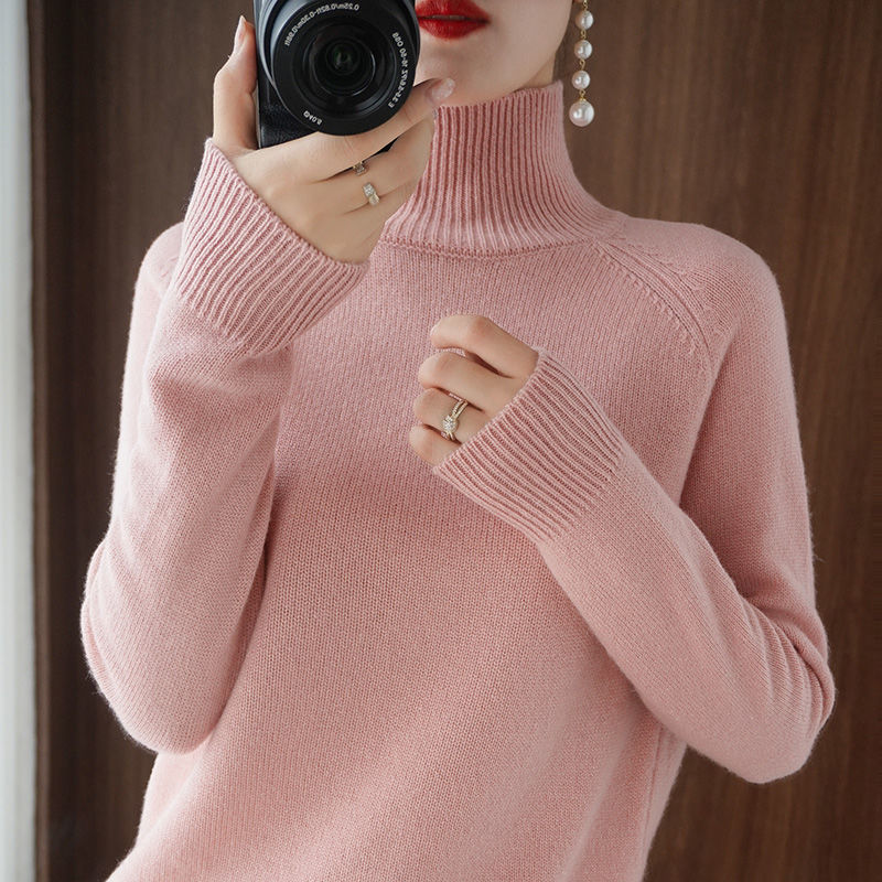 Emily | Elegant Turtleneck Knit Sweater - Picela