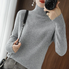 Emily | Elegant Turtleneck Knit Sweater - Picela