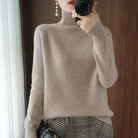Emily | Elegant Turtleneck Knit Sweater - Picela