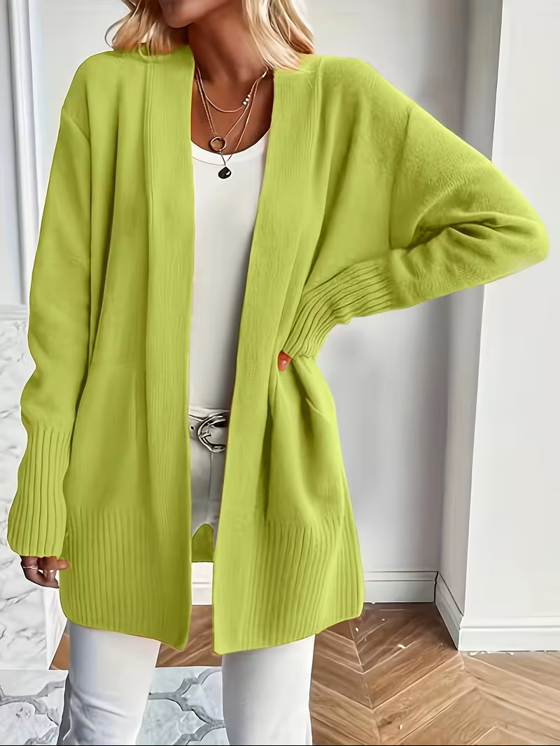 Jennifer | Elegant Open-Front Longline Cardigan