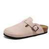 Heather | Comfortable Suede Buckle Sandals - Picela