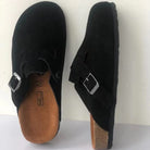 Heather | Comfortable Suede Buckle Sandals - Picela