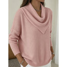 Heather | Elegant Cowl-Neck Knit Sweater - Picela